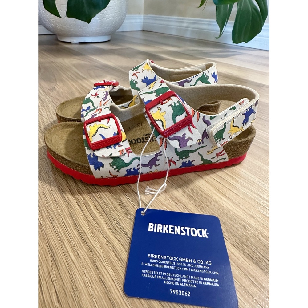 Birkenstock ~ 🦖🦕Milano Kids Birko-Flor